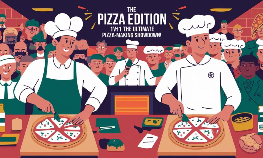 The Pizza Edition 1v1: The Ultimate Pizza-Making Showdown!